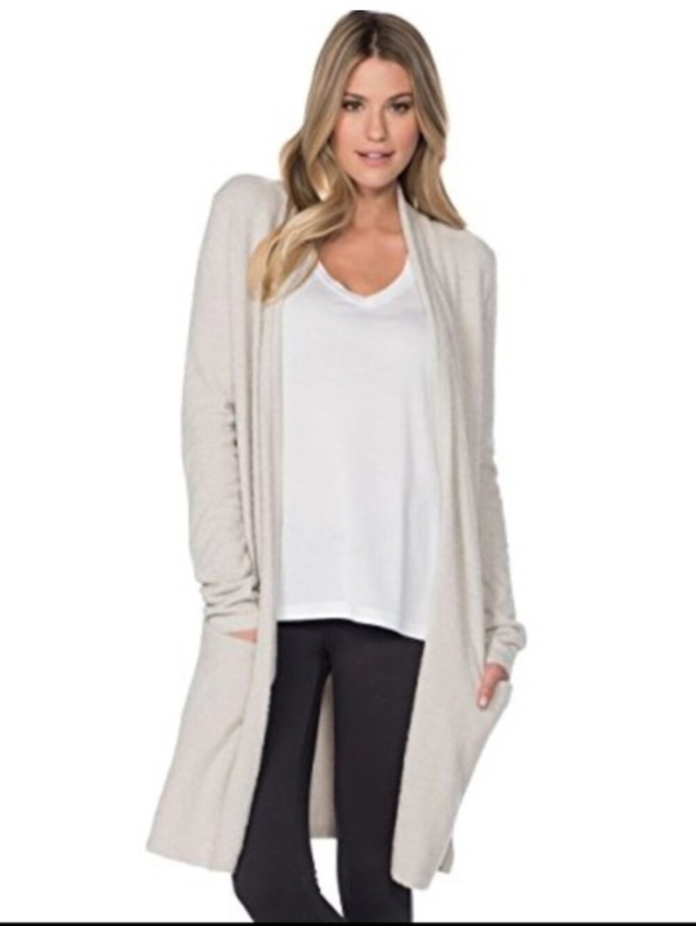 New! Barefoot Dream Chic Essential Long Cardigan 1X
